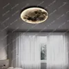 Lámpara de pared Modern Moon Sconce LED Iluminación interior Dormitorio Sala de estar Techo Decoración Accesorio Lustres Luces