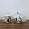 accessories Cartoon Alice in Wonderland Teapot Couple Mug Ceramic Tea Pot Cup Set Couples Mugs Creative Xmas Gift Fast Post