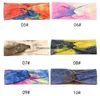 Bande per la testa Womens Weadwraps Tie Dye Turban Capellini Accessori per capelli di moda Accessori che gestiscono la banda per capelli Yoga Esercizio di sudore bande di sudore