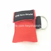 Keychains Lanyards HLR Resuscitator Mask Keychain Emergency Face Shield Först Hjälp för hälsovårdsverktyg 8 Färger Drop Delivery FA DHHCA