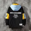 Mannen Hoodies Sweatshirts Wetailor Jas Hoodie Mode Casual Streetwear Hoodie Mannen Waterdichte Kleding Heren Windjack Jas Mannelijke Uitloper 230721