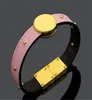 Designer läder armband för män kvinnor märke lyxiga armband smycken guldlås armband män hänge tiger kvinnlig fri storlek ny magnetisk spänne guld läder