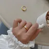 Fedi Nuziali Stile Coreano Cuore Per Le Donne Opale Anello Di Fidanzamento Regolabile Gioielli Vintage Regalo Bague