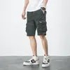Pantaloncini da uomo Cargo Uomo Estate Camouflage Tasche laterali Hip Hop Giapponese Streetwear Harajuku Pantaloni maschili Casual Chic 2023