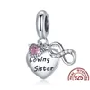 Charms 925 Sterling Sier Pandora Charm Céleste Étoile Filante Coeur Perles Adapté Pour Classique Dames Bracelet Bijoux De Mode Cadeau Dh15Z