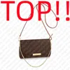 Torby sprzęgła na górze. M40718 Ulubiony MM PM Designer Sain Evening Crossbody Cross Cross Body Bag Torebka sprzęgło Mini pochette Accessoires torebka Hobo nigdy nie jest pełna