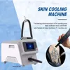Laserhudskylare Zimmer Cryo Cryoterapi -30C Cold Air Cooling Device för laserbehandling Reliev smärta hudkylningsmaskin