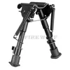 6"-9" Style Tactical Bipod 5 Levels Adjustable Spring Loaded Legs for hunting