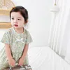 Robes de fille xinyu 2023 Enfants vêtements bébé filles robe fleur imprimement infantile décontracté coton né vêtements 6m-4t enfants