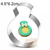 Baking Moulds 1pcs Patisserie Reposteria Wedding Dress Suit Ring Heart Cookie Cutters Fondant Cake Decor Tools Cupcake Toppers Biscuit Mould