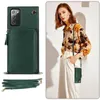 Portafogli per Samsung Nota 20 Ultra 10 + 9 S20 Fe S10 S9 Plus S10E A90 Copertina Coperta Pocket Pocket Lady Lady Crossbody Leather Telefono Case