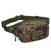 sac de taille de course Sports de plein air jogging ceintures Cyclisme Randonnée Casque Trou Poitrine Pack étanche oxford Tactique Armée Camouflage Camping Épaule Packs