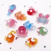 flatback resin cabochons Decoration CraftsFigurines Miniatures 10pcs Colorful Resin Fish Crab Seahorse Squid Styles Ocean Animal F282h