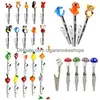 Altri accessori per fumatori Accessorio per fumo Tabacco Sile Glass Portasigarette per acqua Cartoon Dab Tool Usa e getta Shisha Pen Drop Delive Dhn9D