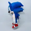 Оптовая милая двухцветная сплайсинга Sonic Plush Toys Children's Playmate Playmate Holiday Decor Room