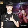 Мужские футболки 2023 LOL S12 T1 Black Jersey Lck Skt Faker Keria Zeus oner Gumayusi Пятная футболка