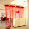 Rideau de chaîne de couleur unie 1 m 2 m cloison de décoration rideaux de porte romantiques élégants simples pour salon voilages s275N