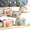 Telecamere giocattolo Mini Cute Wood Camera Toys Giocattoli naturali sicuri per i bambini piccoli Giocattoli educativi di moda Regali di Natale di compleanno 230721