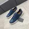 Designer men's casual Dzheniya shoes luxury leather light sports shoes wholesale price canvas companion sports shoes TPU non-slip breathable shoes size 39-45