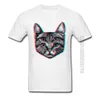 مخدر Brinsick Cat T Shirt Neko Rahman Hitten Animal Tshirts 3D Cotton Polyester Clothing Men Phots Tops Miaow