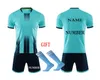 T-shirt da uomo doganale Maglie da calcio per bambini Siding Boys Football Uniforms Shirt Futebol Set Kit Soccer Girl Girls Sportswear Clooding Sock