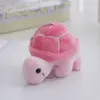 Bonito mini desenho animado pequena tartaruga Brinquedo de pelúcia pequeno pingente de tartaruga chaveiro bolsa joias