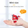 Transformation Toys Robots Super Wings 2 Inches Mini Transformation Toy Deformation Airplane Robot Action Figures Transformation Toys For Children Gifts 230721