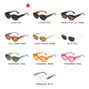 Zonnebril JIAOSYJIA Casual Plain Cat Eye Retro Zomer Mode Shades Hiphop Esthetische Eyewear JS1065