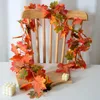 Dekorativa blommor Simulerad Vine Orange Plant Decoration Climbing Tiger Home Wedding Festival Gift