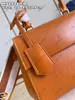 10A Designer tas Dames Cluny Mini tas 1:1 Hoge kwaliteit Originele Enkele Kwaliteit Taurillon leer Enkele handgreep verwijderbare leren tas crossdy tas