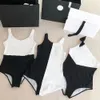 Altro Tessili per la casa Moda Donna Bikini Body Costume da bagno Tessile Lettera stampata Costumi da bagno da donna Costume da bagno sexy senza schienale per donna