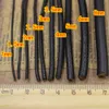 New 100% Genuine Leather Round Thong Cord Leather Cords String Rope for DIY Necklace Bracelet Making 1.5/2.0/3.0/4.0/5.0mm