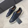 Designer Men's Casual Dzheniya Shoes Luxury Leather Light Sports Shoes Wholesale Price Canvas Companion Sports Shoes TPU Non-Slip Breattable Shoes Storlek 39-45