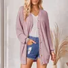 Maglioni da donna 2023 autunno inverno sottile stile sciolto maglioni a maniche lunghe in cardigan lavorato a maglia da donna