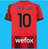 23 24 Giroud Pulisic Adult Soccer Jerseys 2023 2024 Milans Rebic Theo Reijnders Kessie de Ketelaere Rafa Leao Football Shirts Player Män Kit Kit Uniformi 16-4xl