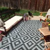 Carpet Outdoor Rugs for Patios Clearance 6' X 9' Reversible Easy Cleaning Patio Rug Portable Comfortable Woven 230721