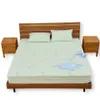 Protège-matelas Super imperméable en fibre de bambou simple Twin King Size perméable à l'air protecteur de lit non inclus taie d'oreiller208Z