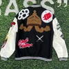 American Varsity Ceket İşlemeli Ceketler Hip Hop Street Womens Hırka Ceket Tasarımcı Sweatshirt Moda Beyzbol Üniforması