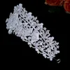 Bandanas Tiara Bride Bride Breadband Wedding Rhinestones Bridal Tiaras Crowns Women Hirdrench Hair Carger Crystal Piece