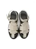 Gladiator 5615 Sandálias Genuínas Campa de couro de dedão Casual Mulheres altura aumentando o fundo grosso sandalias verão 2024 sapatos modernos