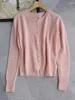 Kobiety dla kobiet Naizaga 100 Cashmere O-Neck Long Sleeeve Pink zielony fiolet 2023 Jesienne kobiety Sweter KSN217