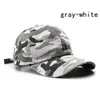 Camouflage Baseball Cap Man Women Washed Effect Vintage Sports Fitted Adjustable Casual Hat