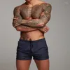 Shorts masculinos verão roupa de banho boxer praia sunga maiô masculino de alta qualidade