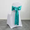 Schärpen 10/50/100 teile/los Satin Stuhl Schärpen Bogen Hochzeit Stuhl Knoten Band DIY Krawatten Für Party Event el Bankett Stuhl Dekorationen 230721