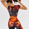 Женские спортивные костюмы Fire PrinttingTracksuit Женские спортивные колготки Женские тренировки для безрезультатной йоги йога набор спортивной одежды йога.