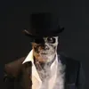 Maski imprezowe przerażające maska ​​czaszki magiczna czapka horror gołego mózgu lateks Halloween maskarada cosplay okropny pełny nakrycie głowy 230721