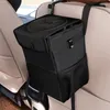 Accessoires intérieurs voiture poubelle étanche poche de rangement Portable Console centrale siège arrière Installation ordures Auto