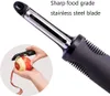 Dunschiller Ergonomische Grip Peelers RVS Draaibare Messen Fruit Schilmes voor Aardappel Apple Wortel Komkommer Keuken Tool 50 stuks