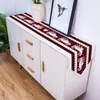 Table Cloth Valentine'S Day Truck Love Heart Runner For Home Dining Tea Shoe Cabinet Cover Flag Wedding Party Decoration