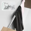 Rideaux De Douche Réglable Tringle À Vêtements Séchage Des Vêtements Suspendus Placard Rideau Salle De Bains Serviette 50 À 98cm En Acier Inoxydable276n